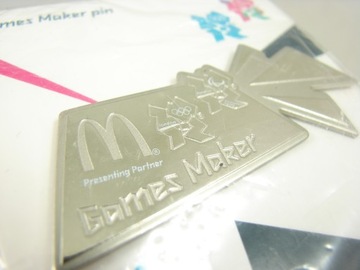 GAMES MAKER PIN LONDON 2012-СЕРЕБРЯНАЯ БУЛАВКА