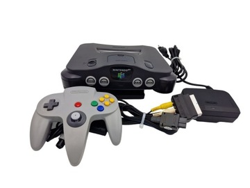 КОНСОЛЬ NINTENDO 64 ЄВРОПЕЙСЬКА ВЕРСІЯ ЧОРНИЙ