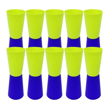 10 шт. Speed Agility Cup Flip Cup, спортивное оборудование для тренировок, зеленый, темно-синий