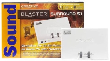 Внешняя звуковая карта Creative SB Surround 5.1 (KS150) USB, Toslink