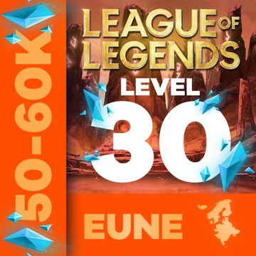 Преміум League of Legends аккаунт LOL SMURF EUNE 40-60K BE