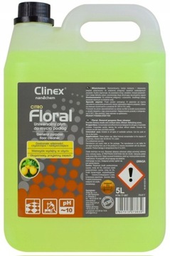 Clinex FLORAL CITRO 5L концентрат для мытья полов