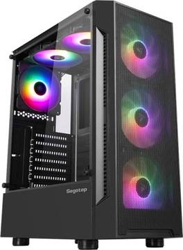 Корпус ATX USB 3.0 сітка підвал ігровий + 1x вентилятор RGB