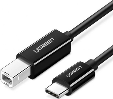Ugreen кабель USB 2.0 C-B US241 2M черный