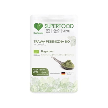 Порошок BEORGANIC WHEATGRASS BIO - 200G