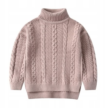 Бавовняний светр з високим коміром 0В1