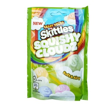 SKITTLES CRAZY SOURS SQUISHY CLOUDZ-М'ЯКИЙ 94 Г