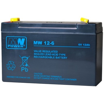 Аккумулятор MW 12-6 12AH 6V AGM