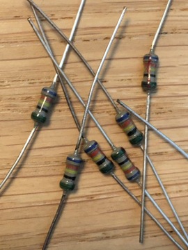 4x резистор 634 ом, 0,5% , 0,25 Вт