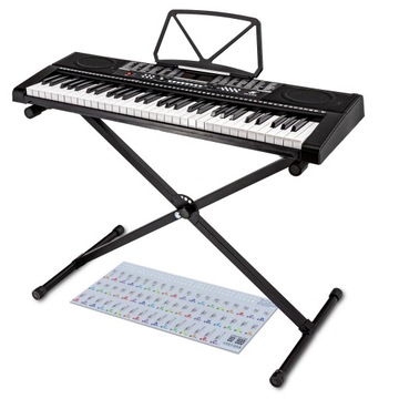 Клавиатура со штативом для клавишных нот наклейки для обучения игре орган MK-2102