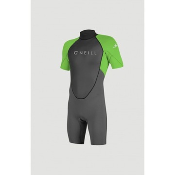 Мужская пена ONEILL REACTOR II 2mm Back Zip s / s spring Graphite / Lime R XXL