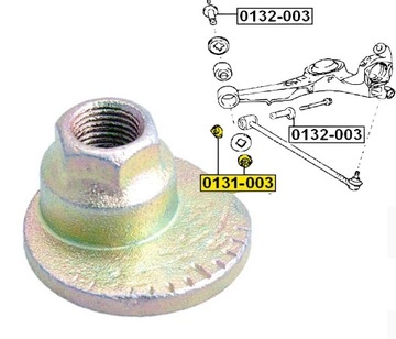 ГАЙКА РЕГУЛИРОВКИ КОНВЕРГЕНЦИИ FEBEST 0131-003