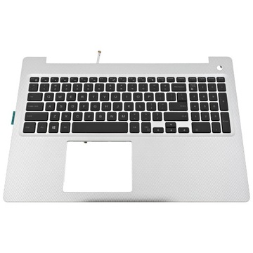 PALMREST СВІТЛОДІОДНИЙ КЛАВІАТУРА ДЛЯ DELL INSPIRON 15 5570 5575 / SIL