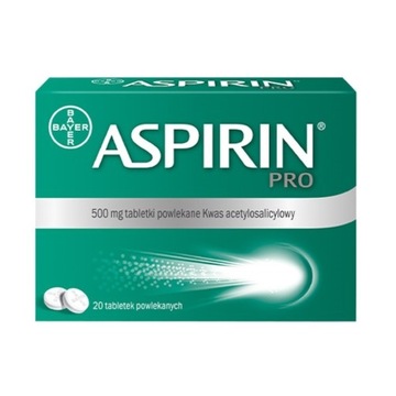 Аспірин про 0,5 г, 20 таблеток