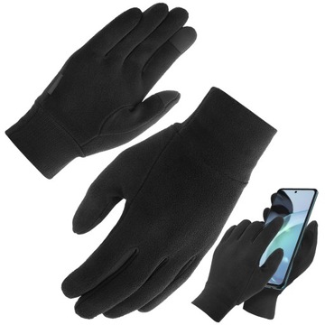 Чоловічі зимові рукавички 4F флісові теплі сенсорні рукавички для смартфона