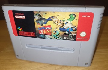 EARTHWORM JIM 2-NINTENDO SNES EARTH WORM