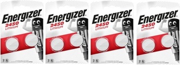 Литиевая батарея Energizer CR2450 3V 8 шт