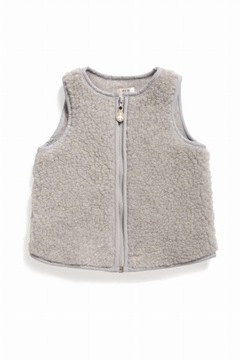 Серый шерстяной детский жилет MERINO vest kids