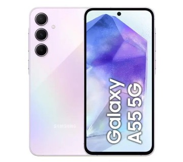 Смартфон Samsung Galaxy a55 5g 8 / 256GB 6,6" 120Hz 50mpix фіолетовий