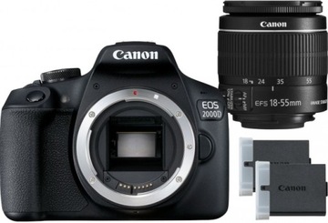 Дзеркальна камера Canon EOS 2000D корпус + об'єктив
