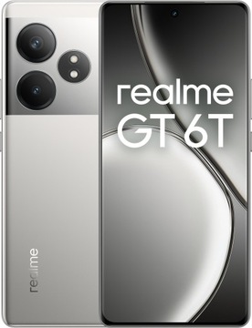 Смартфон realme GT 6T 8/256GB RMX3853 5G NFC Dual SIM Fluid Silver
