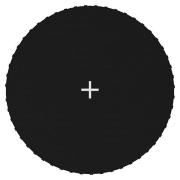 vidaXL килимок для стрибків на батуті 3,05 м, чорний, круглий