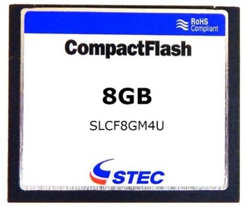Карта памяти CompactFlash 8GB STEC SLCF8GM4U