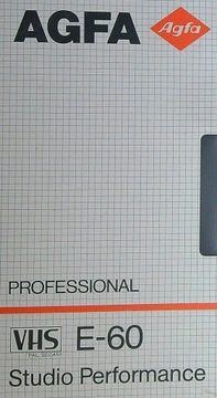 AGFA Professional VHS E - 60 Studio Performance