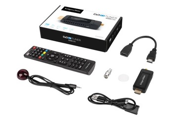 Тюнер DVB-T2 KrugerMatz H. 265 HEVC декодер для HDMI