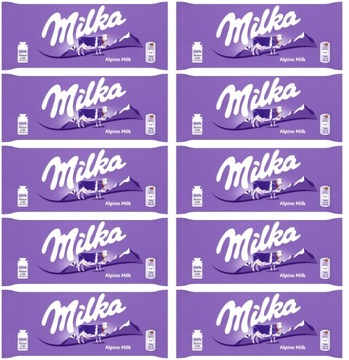 Молочный шоколад Alpine Milk 100 г x 10 шт