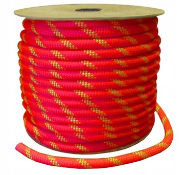 Полипропиленовая плетеная веревка сильный 4 мм 30 Мб