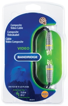 Bandridge BVL5015 композитний відео кабель 1 RCA-1 RCA довжина 15 м