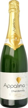 ИГРИСТОЕ ВИНО APPALINA CHARDONNAY BEZALKO 0% 0,75 Л