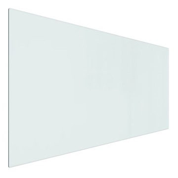 Прямоугольная, стеклянная, каминная, панель, 100x50, см