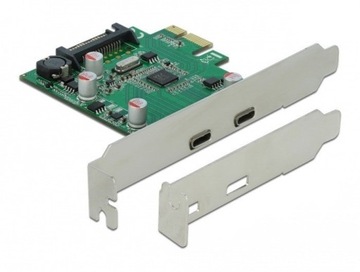 Delock PCI Express x1 Card - 2 x external USB