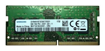 Новая оперативная память SAMSUNG 8GB DDR4/PC4 2400MHz SODIMM