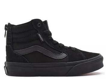 Городская обувь молодежные кроссовки с высоким берцем черный Vans FILMORE HI ZIP 37
