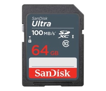 Карта SANDISK ULTRA SDXC 64GB 100Mb / s