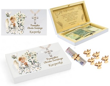 Подарочная коробка для денег, подарок для крещения, сувенир для Святого Крещения