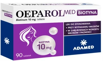 OeparolMed біотин 10 мг шкіра волосся 90 tab.