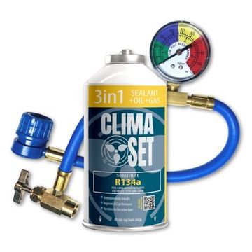 ClimaSet 3in1 R134a газ для кондиционирования воздуха 350 г с проводом