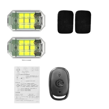 2pcs LED Strobe Light Car Warning Light