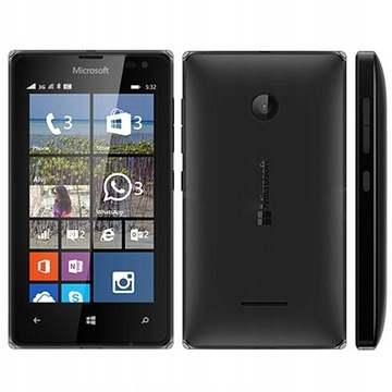 Смартфон Microsoft Lumia 532 1 ГБ / 8 ГБ Чорний . Маленький, акуратний телефон.