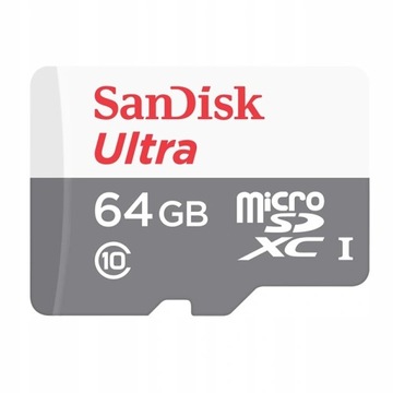 Карта памяти SanDisk Ultra Micro SD 64GB