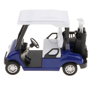 Pull Back Golf Cart Diecast Model Toy, 1 / Blue