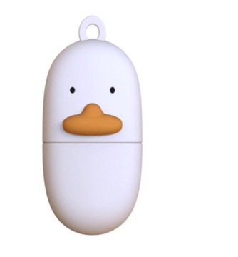 флешка USB флешка гумова качка 3.0 16GB білий