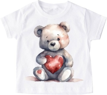 Дитяча футболка з плюшевим ведмедиком на день плюшевого ведмедика 44 roz 98