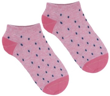 Дитячі шкарпетки в горошок з низькою посадкою бавовна MORAJ 1-пара 31-34