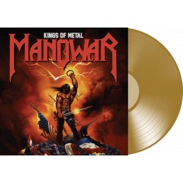 Manowar Kings Of Metal LP-gold винил