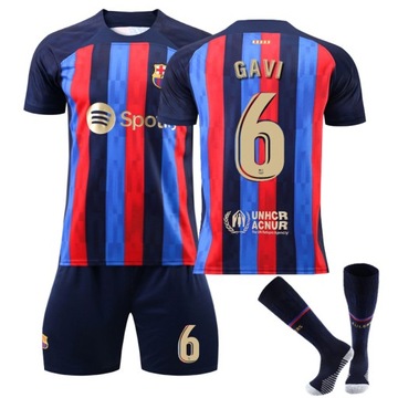 Комплект футболок Barcelona home № 6 GAVI